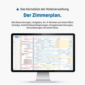 Der Zimmerplan in ASA